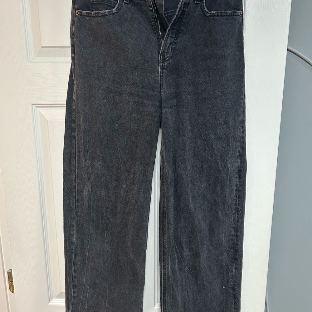 Old Navy Men's Dark Gray Straight Jeans